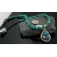 Large Handmade Certified Authentic Navajo Native .925 Sterling Silver Turquoise Native American Necklace 390567637764