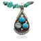 Large Handmade Certified Authentic Navajo Native .925 Sterling Silver Turquoise Native American Necklace 390567637764 Large Handmade Certified Authentic Navajo Native .925 Sterling Silver Turquoise Native American Necklace 390567637764