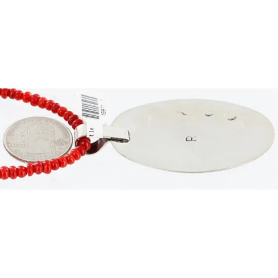 Large HANDMADE Certified Authentic Navajo Nickel Beauty Turquoise and CORAL Native American Necklace 371104957476 Large HANDMADE Certified Authentic Navajo Nickel Beauty Turquoise and CORAL Native American Necklace 371104957476