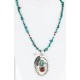 Large HANDMADE Certified Authentic Navajo Nickel CORAL and Turquoise Native American Necklace 371115142357 Large HANDMADE Certified Authentic Navajo Nickel CORAL and Turquoise Native American Necklace 371115142357