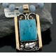 Large Handmade LeafCertified Authentic Navajo .925 Sterling Silver 12kt Gold Filled Turquoise 0384 Native American Necklace 370797836041 Large Handmade LeafCertified Authentic Navajo .925 Sterling Silver 12kt Gold Filled Turquoise 0384 Native American Necklace 370797836041