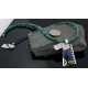 Large Handmade Mountain Certified Authentic Navajo .925 Sterling Silver Natural LAPIS and Turquoise Native American Necklace 370797836049
