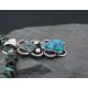Large Real Handmade Certified Authentic Navajo Native .925 Sterling Silver Turquoise Native American Necklace 390575398722