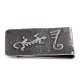 Lizard .925 Sterling Silver Ray Begay Certified Authentic Handmade Navajo Native American Money Clip  13194-14