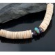 Navajo Native .925 Sterling Silver Graduated Heishi Turquoise Amethyst Native American Necklace 15560-2 Navajo Native .925 Sterling Silver Graduated Heishi Turquoise Amethyst Native American Necklace 15560-2