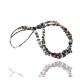Multicolor Certified Authentic 2 Strand Navajo .925 Sterling Silver Natural Stone Native American Necklace 15501-45