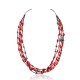 Natural Turquoise and Coral Certified Authentic Navajo .925 Sterling Silver Native American 5 Strand Necklace 370990894086 Natural Turquoise and Coral Certified Authentic Navajo .925 Sterling Silver Native American 5 Strand Necklace 370990894086