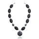 Natural Turquoise and Jasper .925 Sterling Silver Certified Authentic Navajo Native American Necklace 15409-39