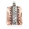 Navajo .925 Sterling Silver Certified Authentic Bear Handmade Pure Copper Native American Necklace 17036