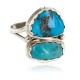 Navajo .925 Sterling Silver Certified Authentic Handmade Turquoise Native American Ring 18187-4 Navajo .925 Sterling Silver Certified Authentic Handmade Turquoise Native American Ring 18187-4