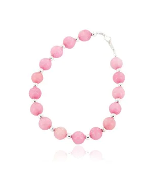 Navajo .925 Sterling Silver Certified Authentic Natural Pink Quartz Native American Bracelet 13053 Navajo .925 Sterling Silver Certified Authentic Natural Pink Quartz Native American Bracelet 13053