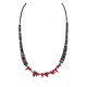 Navajo .925 Sterling Silver Certified Authentic Natural Turquoise Graduated Heishi Coral Native American Necklace 750206 Navajo .925 Sterling Silver Certified Authentic Natural Turquoise Graduated Heishi Coral Native American Necklace 750206