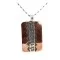 Navajo .925 Sterling Silver Gecko Handmade Certified Authentic Pure Copper Native American Necklace 17038
