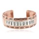 Navajo .925 Sterling Silver Handmade Certified Authentic Pure Copper Native American Bracelet 12999