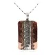 Navajo .925 Sterling Silver Handmade Certified Authentic Pure Copper Native American Necklace 17035 Navajo .925 Sterling Silver Handmade Certified Authentic Pure Copper Native American Necklace 17035