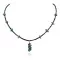Navajo Certified Authentic .925 Sterling Silver Natural Heishi Turquoise Native American Necklace 15948-2