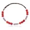 Navajo Certified Authentic Coral Natural Pink Quartz Heishi Native American Adjustable Wrap Bracelet 13151-1