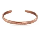 Navajo Certified Authentic Feather Handmade Pure Copper Native American Baby Bracelet 13146-4