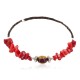 Navajo Certified Authentic Heishi Coral Agate Native American Adjustable Wrap Bracelet 13159-6 Navajo Certified Authentic Heishi Coral Agate Native American Adjustable Wrap Bracelet 13159-6