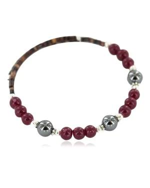 Navajo Certified Authentic Natural Hematite Heishi Jasper Native American Adjustable Wrap Bracelet 1301-1 Navajo Certified Authentic Natural Hematite Heishi Jasper Native American Adjustable Wrap Bracelet 1301-1