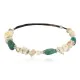 Navajo Certified Authentic White Howlite Heishi Native American Adjustable Wrap Bracelet 13172-3 Navajo Certified Authentic White Howlite Heishi Native American Adjustable Wrap Bracelet 13172-3