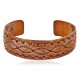 Navajo Handmade Certified Authentic Pure Copper Native American Bracelet 12485-29