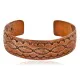 Navajo Handmade Certified Authentic Pure Copper Native American Bracelet 12485-29