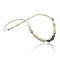 NiceCertified Authentic Navajo .925 Sterling Silver Graduated Melon Shell and Turquoise Native American Necklace 15262-50