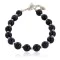 Nickel Certified Authentic Navajo Natural Purple Goldstone Native American Bracelet 13039-9