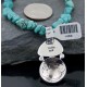 OLD Indian Head Coin Certified Authentic Navajo Native .925 Sterling Silver Turquoise Native American Necklace 370800540418