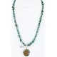Petit Point Handmade Certified Authentic Zuni .925 Sterling Silver GASPEITE and Turquoise Native American Necklace 371021089342 Petit Point Handmade Certified Authentic Zuni .925 Sterling Silver GASPEITE and Turquoise Native American Necklace 371021089342