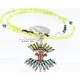 Petit Point Handmade Certified Authentic Zuni .925 Sterling Silver Gaspeite and Turquoise Native American Necklace 371032601533 Petit Point Handmade Certified Authentic Zuni .925 Sterling Silver Gaspeite and Turquoise Native American Necklace 371032601533