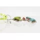 Petit Point Handmade Certified Authentic Zuni .925 Sterling Silver Gaspeite and Turquoise Native American Necklace 371032601533 Petit Point Handmade Certified Authentic Zuni .925 Sterling Silver Gaspeite and Turquoise Native American Necklace 371032601533