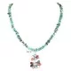 Petit Point Handmade Certified Authentic Zuni .925 Sterling Silver Multicolor and Turquoise Native American Necklace 371046957046 Petit Point Handmade Certified Authentic Zuni .925 Sterling Silver Multicolor and Turquoise Native American Necklace 371046957046