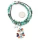 Petit Point Handmade Certified Authentic Zuni .925 Sterling Silver Multicolor and Turquoise Native American Necklace 371046957046 Petit Point Handmade Certified Authentic Zuni .925 Sterling Silver Multicolor and Turquoise Native American Necklace 371046957046