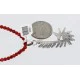 Petit Point Handmade Certified Authentic Zuni .925 Sterling Silver Multicolor Stones and Turquoise Native American Necklace 371058569934 Petit Point Handmade Certified Authentic Zuni .925 Sterling Silver Multicolor Stones and Turquoise Native American Necklace 371058569934