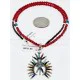 Petit Point Handmade Certified Authentic Zuni .925 Sterling Silver Multicolor Stones and Turquoise Native American Necklace 371059544884 Petit Point Handmade Certified Authentic Zuni .925 Sterling Silver Multicolor Stones and Turquoise Native American Necklace 371059544884