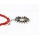Petit Point Handmade Certified Authentic Zuni .925 Sterling Silver Multicolor Stones and Turquoise Native American Necklace 371068525145 Petit Point Handmade Certified Authentic Zuni .925 Sterling Silver Multicolor Stones and Turquoise Native American Necklace 371068525145