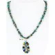 Petit Point Handmade Certified Authentic Zuni .925 Sterling Silver Multicolor Stones and Turquoise Native American Necklace 371073328751 Petit Point Handmade Certified Authentic Zuni .925 Sterling Silver Multicolor Stones and Turquoise Native American Necklace 371073328751
