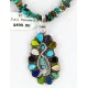 Petit Point Handmade Certified Authentic Zuni .925 Sterling Silver Multicolor Stones and Turquoise Native American Necklace 371073328751 Petit Point Handmade Certified Authentic Zuni .925 Sterling Silver Multicolor Stones and Turquoise Native American Necklace 371073328751