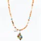 Petit Point Handmade Certified Authentic Zuni .925 Sterling Silver Multicolor Stones and Turquoise Native American Necklace 390803790800 Petit Point Handmade Certified Authentic Zuni .925 Sterling Silver Multicolor Stones and Turquoise Native American Necklace 390803790800