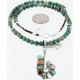 Petit Point Handmade Certified Authentic Zuni .925 Sterling Silver Multicolor Stones and Turquoise Native American Necklace 390838317177