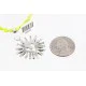 Petit Point Handmade Certified Authentic Zuni .925 Sterling Silver MULTICOLOR Stones Native American Necklace 390789094231