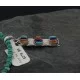 Petit Point Handmade Certified Authentic Zuni .925 Sterling Silver Multicolor Stones Turquoise Native American Necklace 390651280867