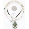 Petit Point Handmade Certified Authentic Zuni .925 Sterling Silver SERAPHINITE and Turquoise Native American Necklace 390789448897