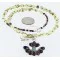 Petit Point Handmade Certified Authentic Zuni .925 Sterling Silver SUGILITE and Turquoise Native American Necklace 390838248329
