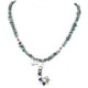 Petit Point Handmade Certified Authentic Zuni .925 Sterling Silver Turquoise and Multicolor Stones Native American Necklace 371047412854 Petit Point Handmade Certified Authentic Zuni .925 Sterling Silver Turquoise and Multicolor Stones Native American Necklace 371047412854