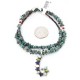 Petit Point Handmade Certified Authentic Zuni .925 Sterling Silver Turquoise and Multicolor Stones Native American Necklace 371047412854 Petit Point Handmade Certified Authentic Zuni .925 Sterling Silver Turquoise and Multicolor Stones Native American Necklace 371047412854
