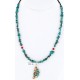 Petit Point Handmade Certified Authentic Zuni .925 Sterling Silver Turquoise Multicolor Stones Native American Necklace 371045479089