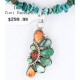 Petit Point Handmade Certified Authentic Zuni .925 Sterling Silver Turquoise Multicolor Stones Native American Necklace 371045479089